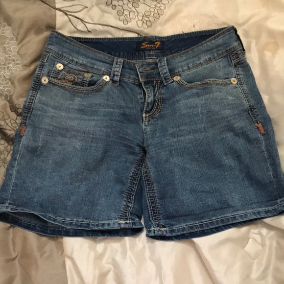seven brand jean shorts